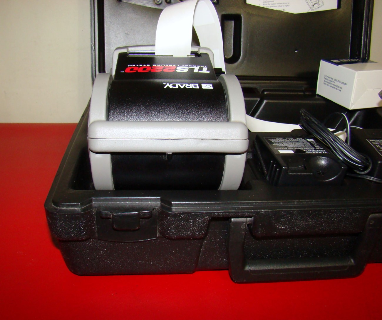 BRADY TLS2200 Thermal Labeling System Printer Tested with Case TLS