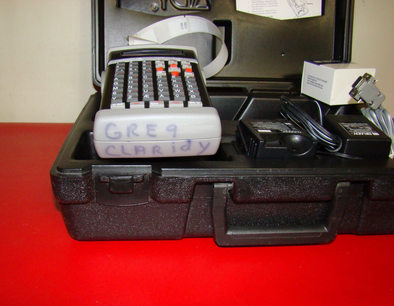 BRADY TLS2200 Thermal Labeling System Printer Tested with Case TLS