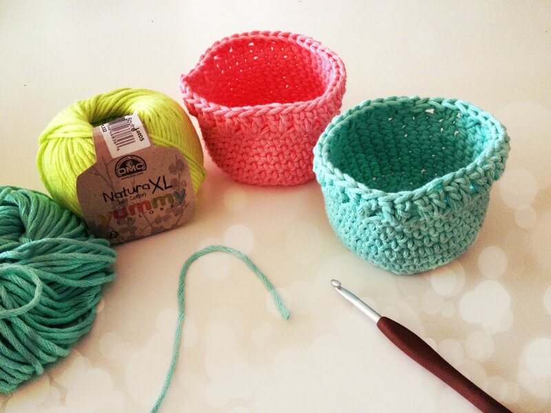 Réaliser une corbeille au crochet Les ateliers Kokobohème