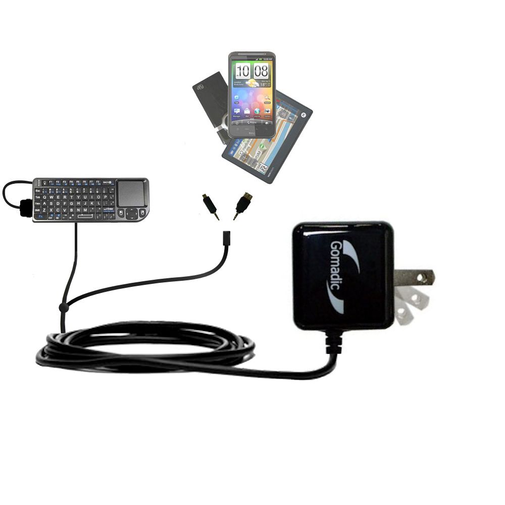 Gomadic Double Wall AC Home Charger suitable for the DBTech Mini