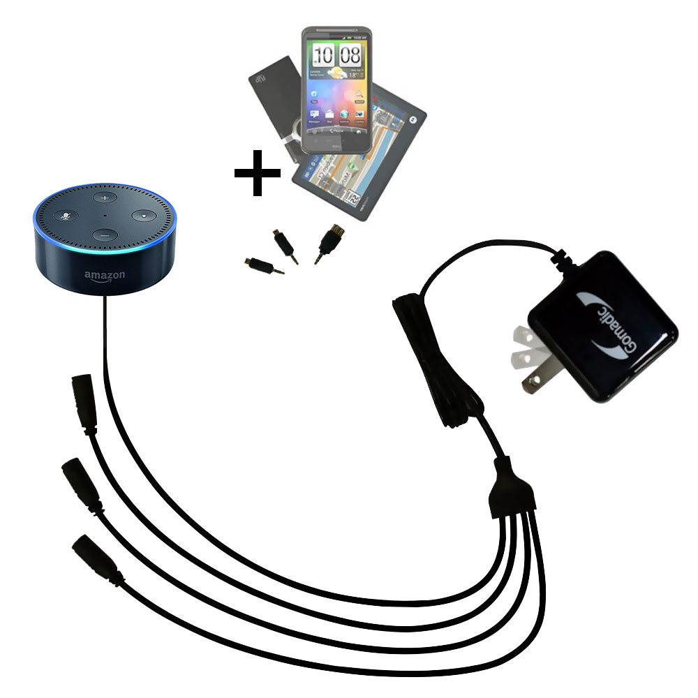 Unique Gomadic 4Port Intelligent Compact AC Home Wall Charger suitable