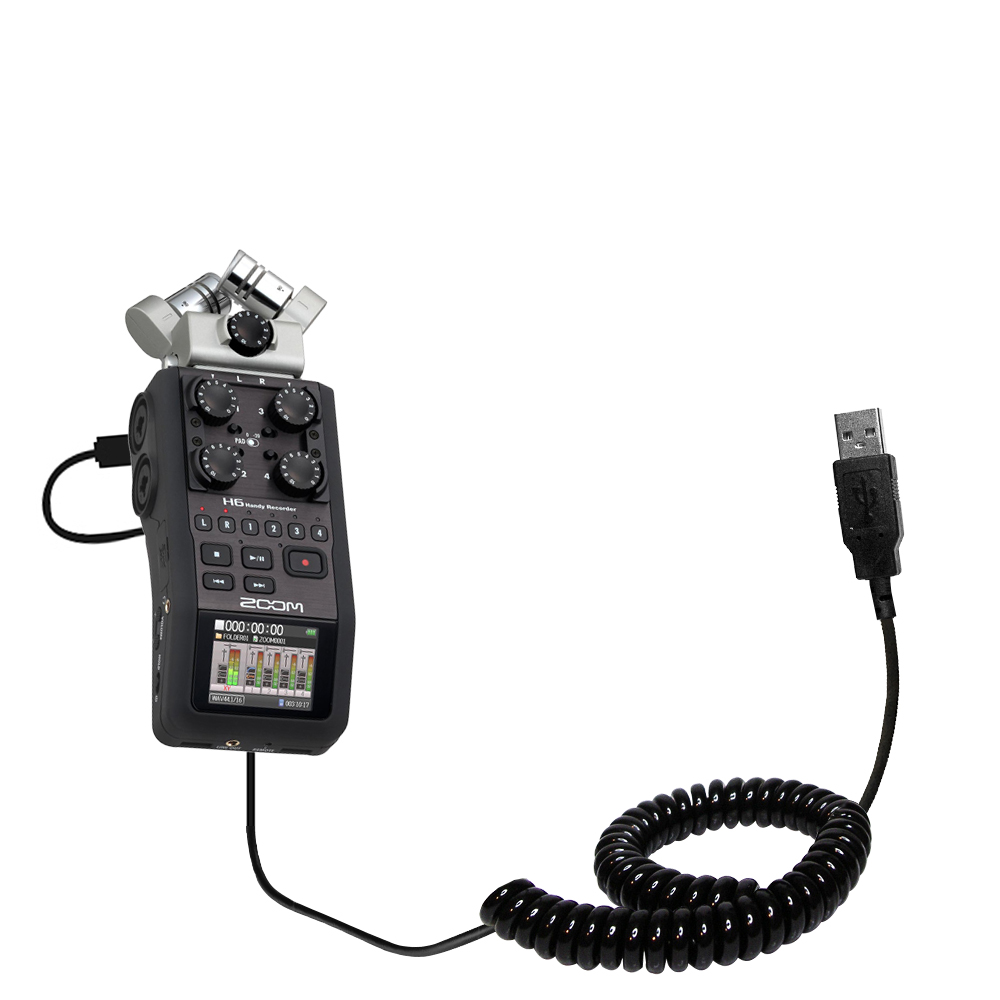 Classic Straight USB Cable suitable for the Zoom H6 with Power Hot Sync