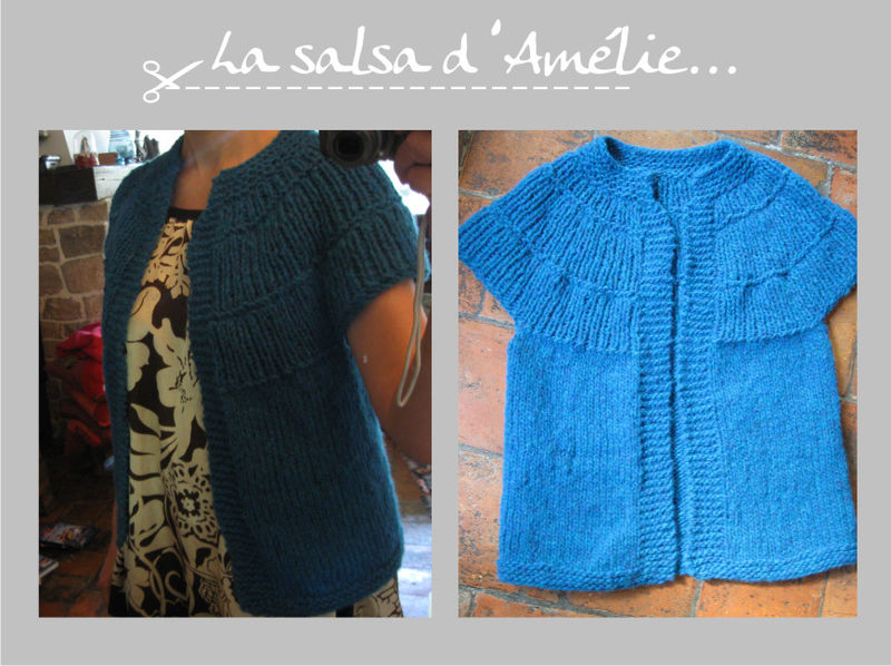 modele tricot gilet sans couture