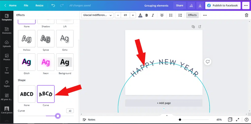 How to Create Curved Text in Canva the Quick and Easy Way