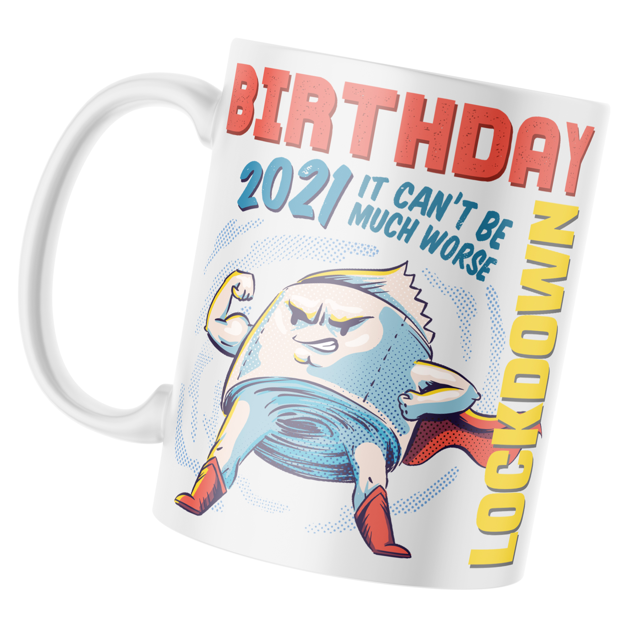 Lockdown Birthday Gift Funny Mugs Novelty Mug Gifts for Men Women 18th