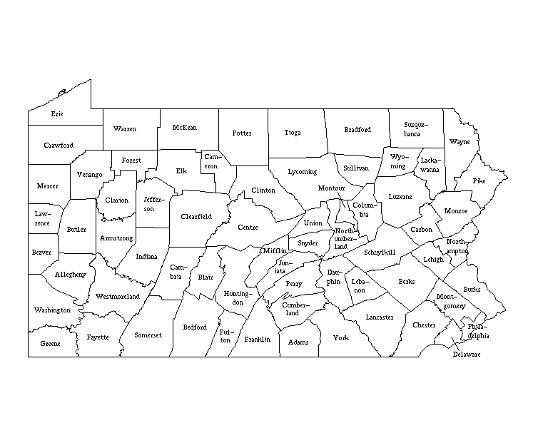 Chester County Pennsylvania Maps