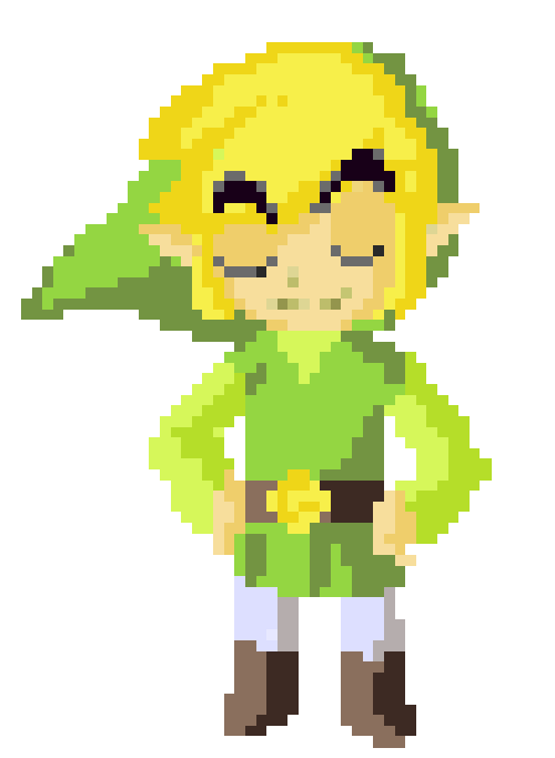 Pixel Link gif =D Zelda Amino