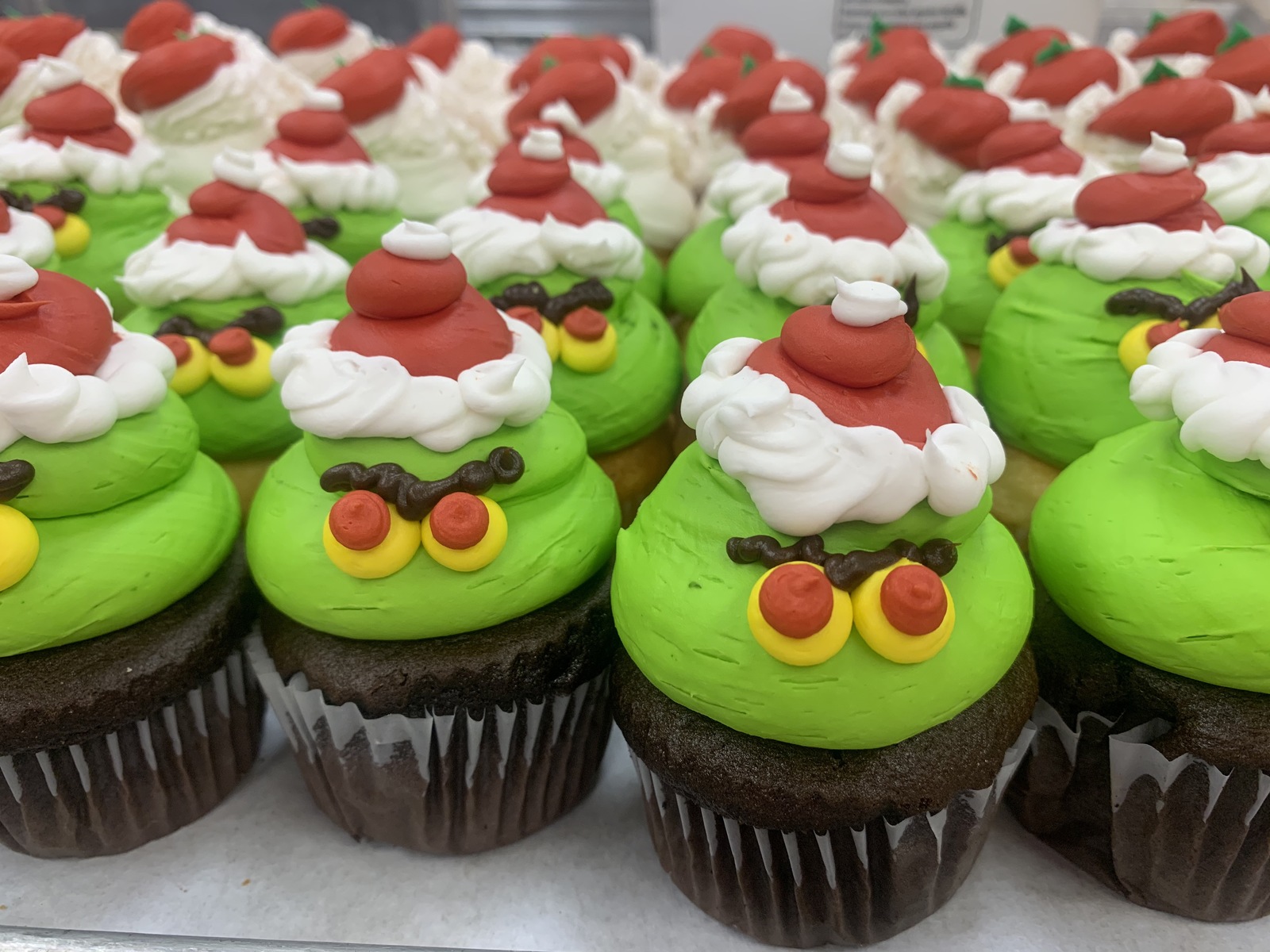 Grinch Decorated Cupcakes Dozen The Pennsylvania Bakery