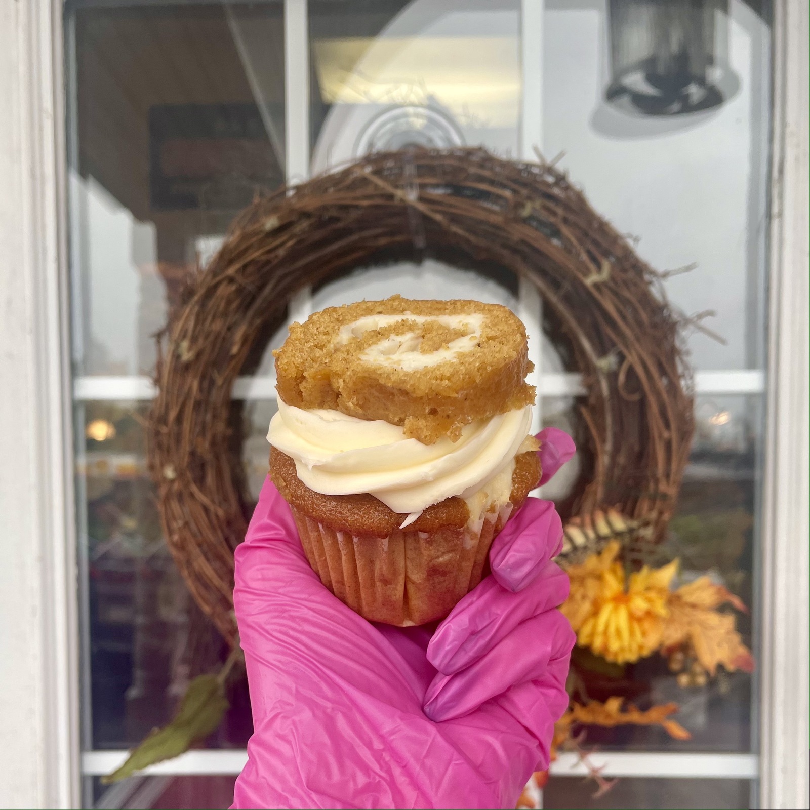 Pumpkin Roll Cupcake The Pennsylvania Bakery