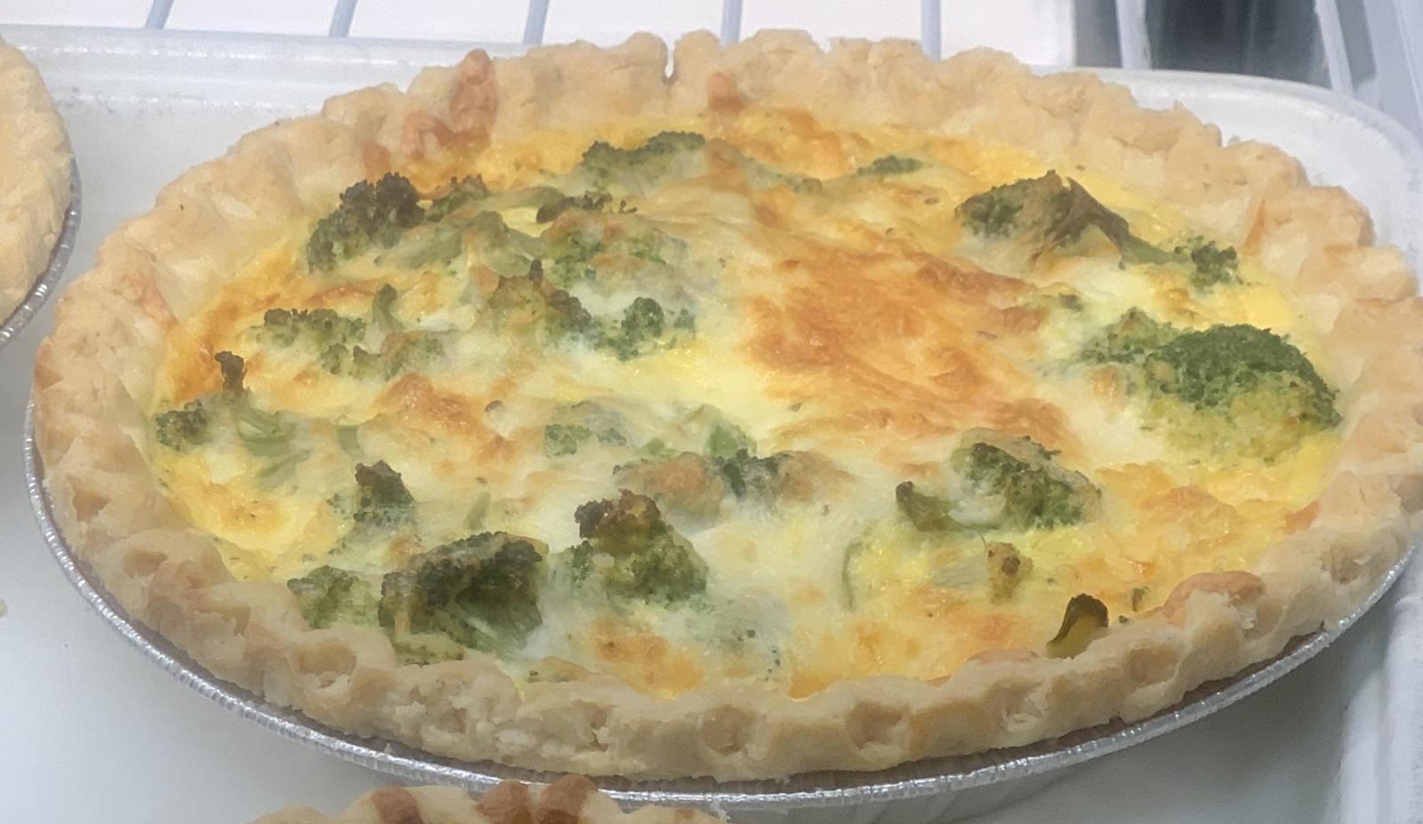 BroccoliCheese Quiche 8 inch The Pennsylvania Bakery