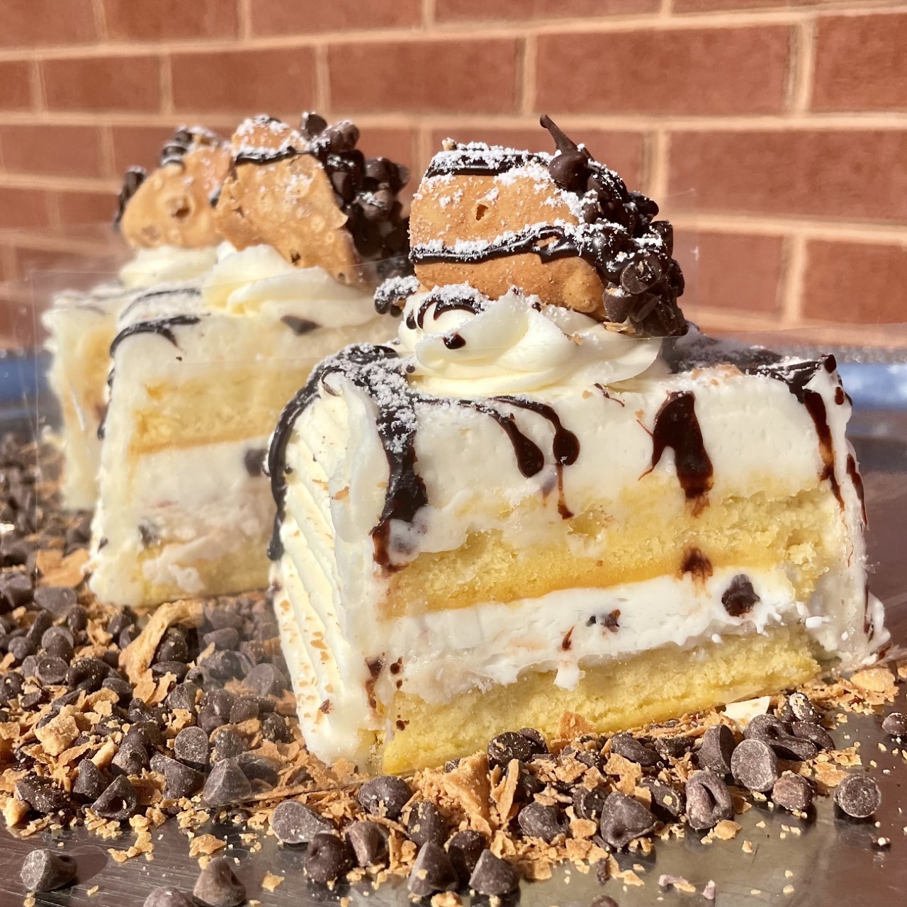 Cannoli Cake Slice (Large Size) The Pennsylvania Bakery