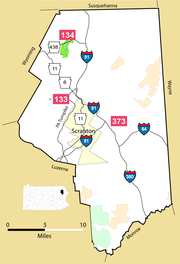 11 Nations Of America Map Lackawanna County Map