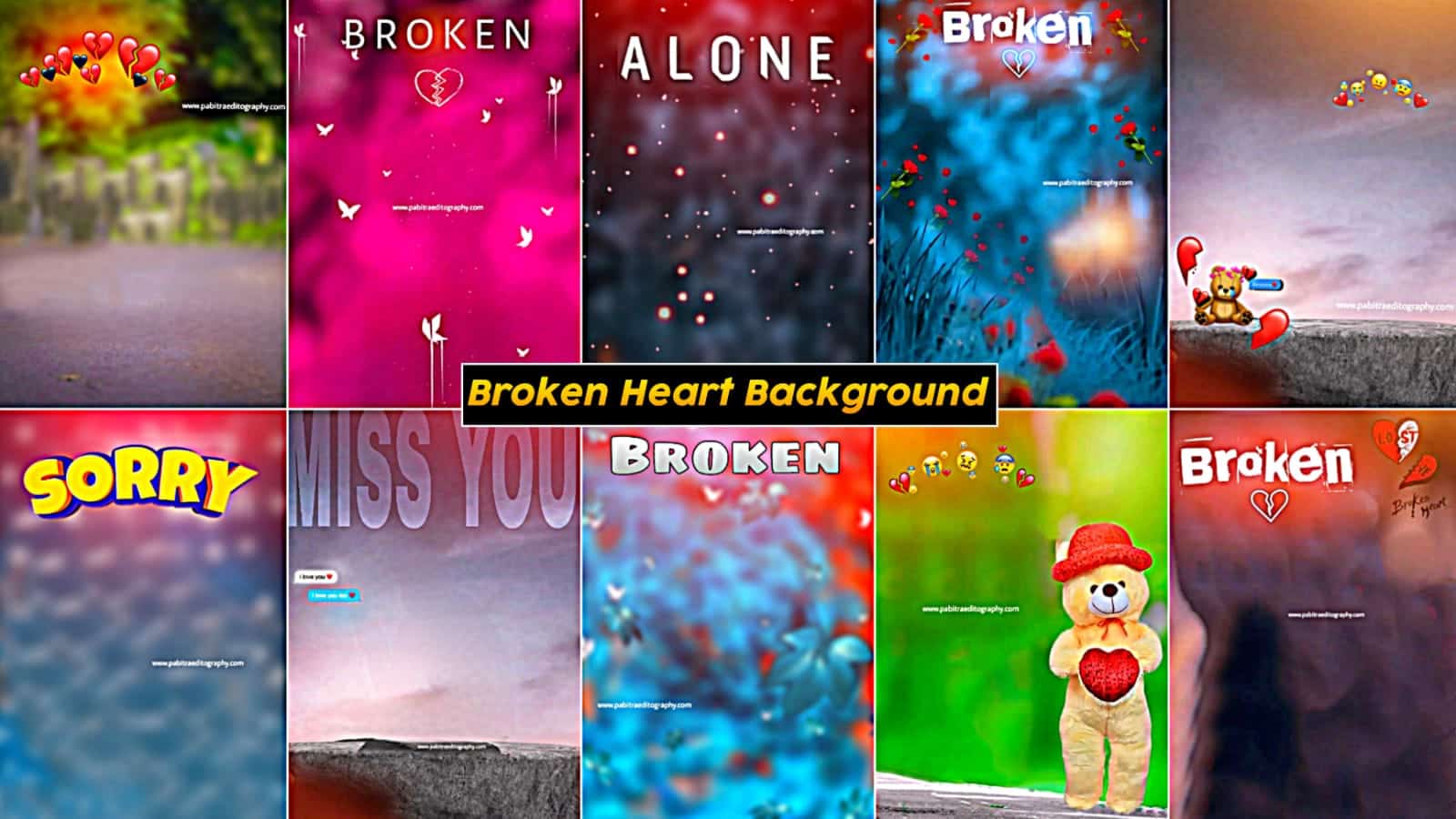 Broken💔 Photo Editing Background PABITRA EDITOGRAPHY