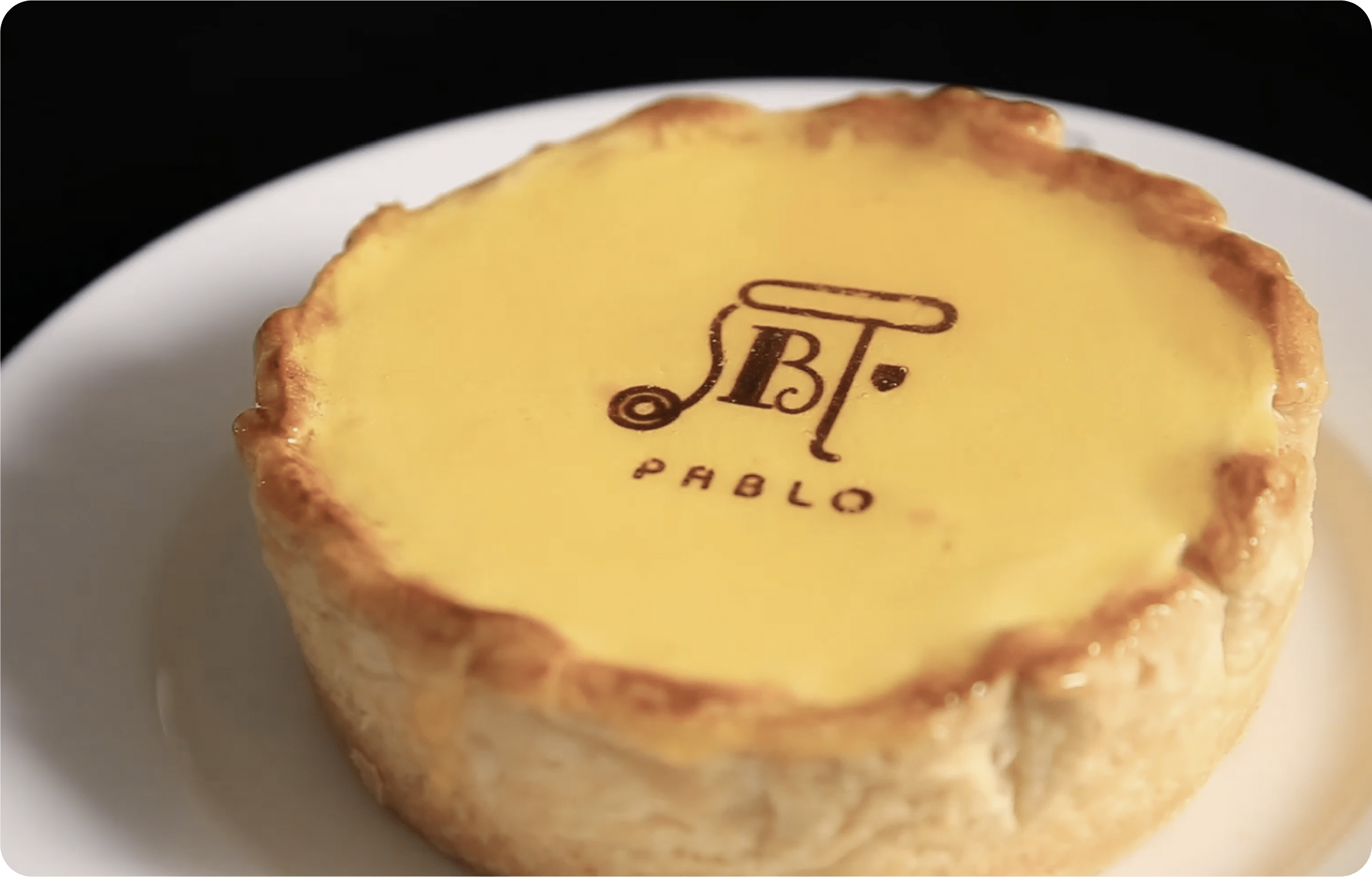 Menu Pablo Cheese Tart