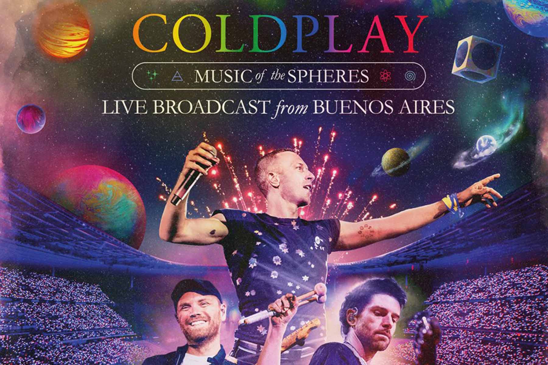 Llega a los cines los conciertos de Coldplay en River Pablo Layús