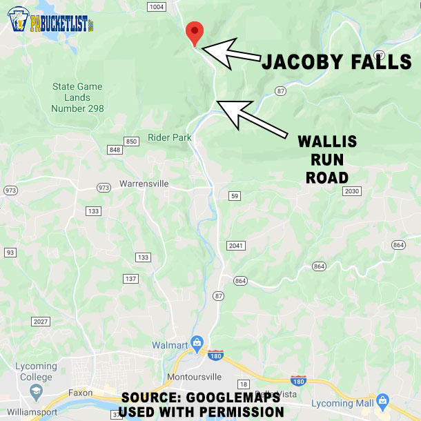 Exploring Jacoby Falls in the Loyalsock State Forest