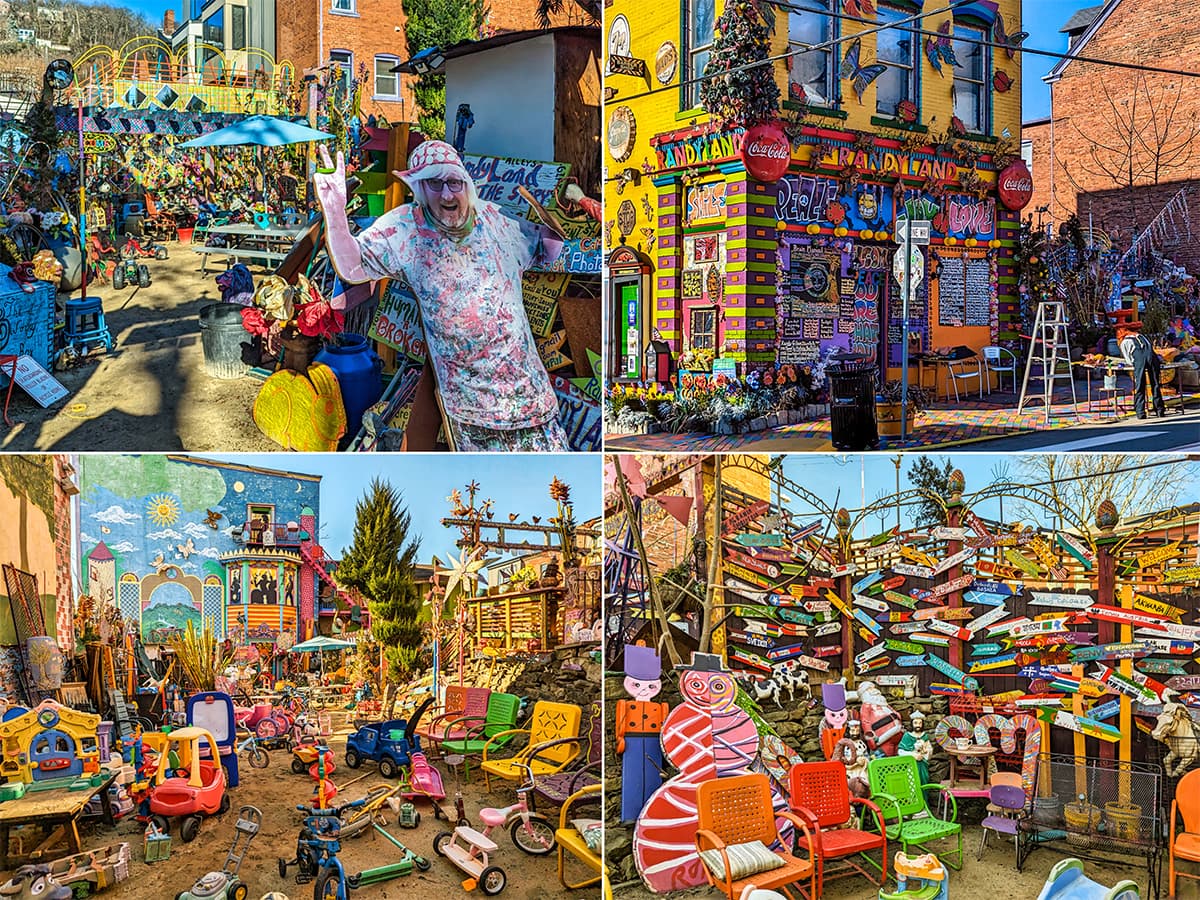 Exploring Randyland in Pittsburgh PA Bucket List
