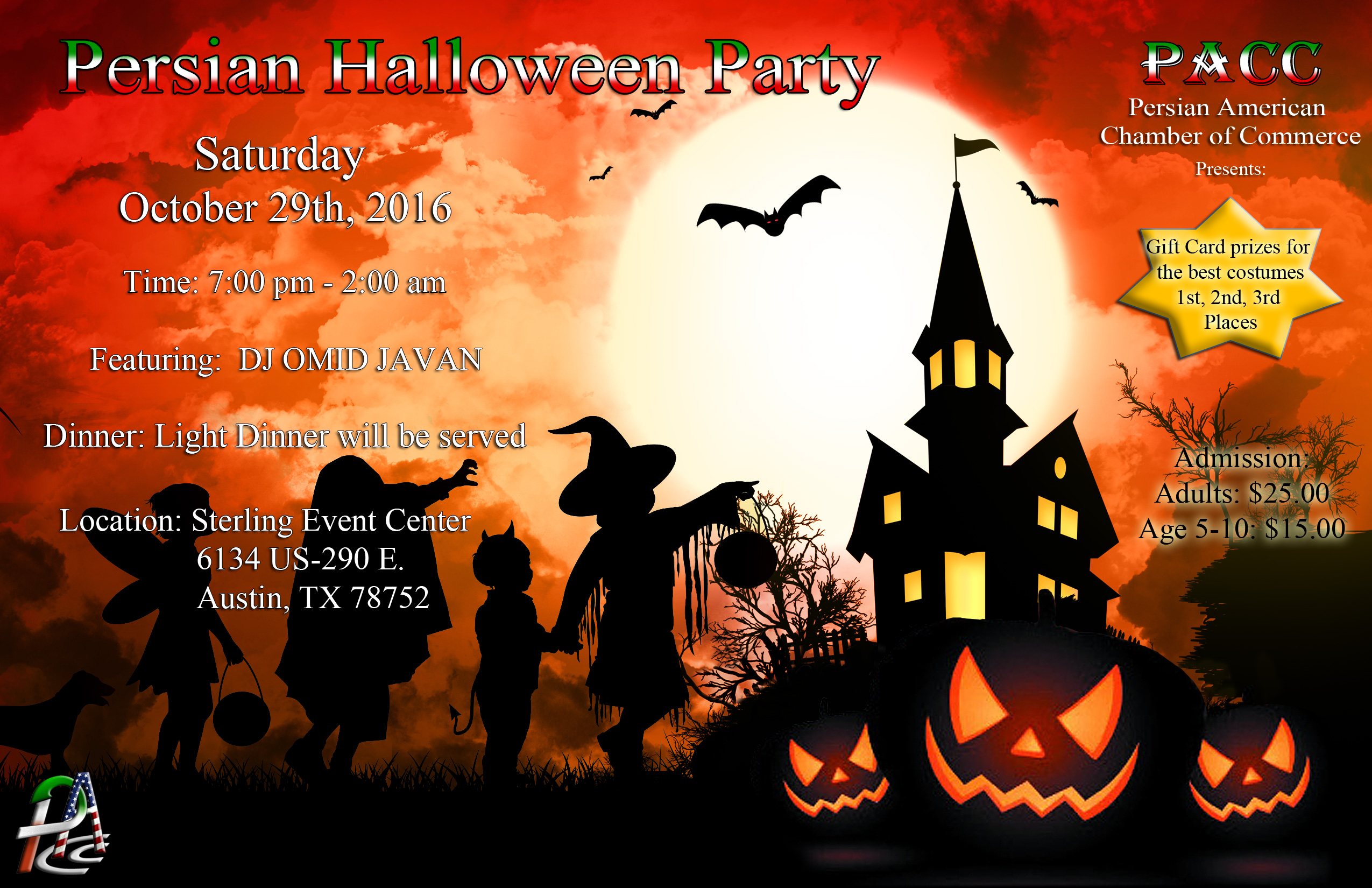 PACC Events Payment Submission