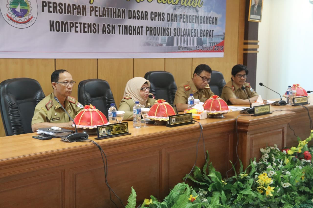 Latsar 1.566 CPNS Akan Digelar di Sulbar PACEKO DOT COM