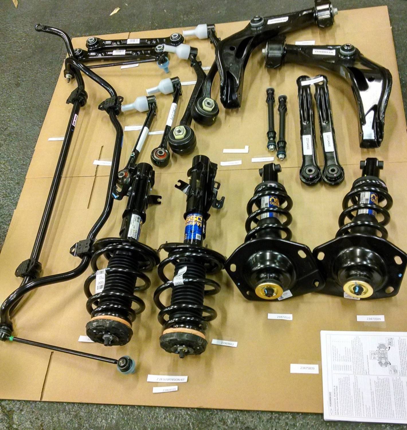 23464729 Z/28 Suspension Kit
