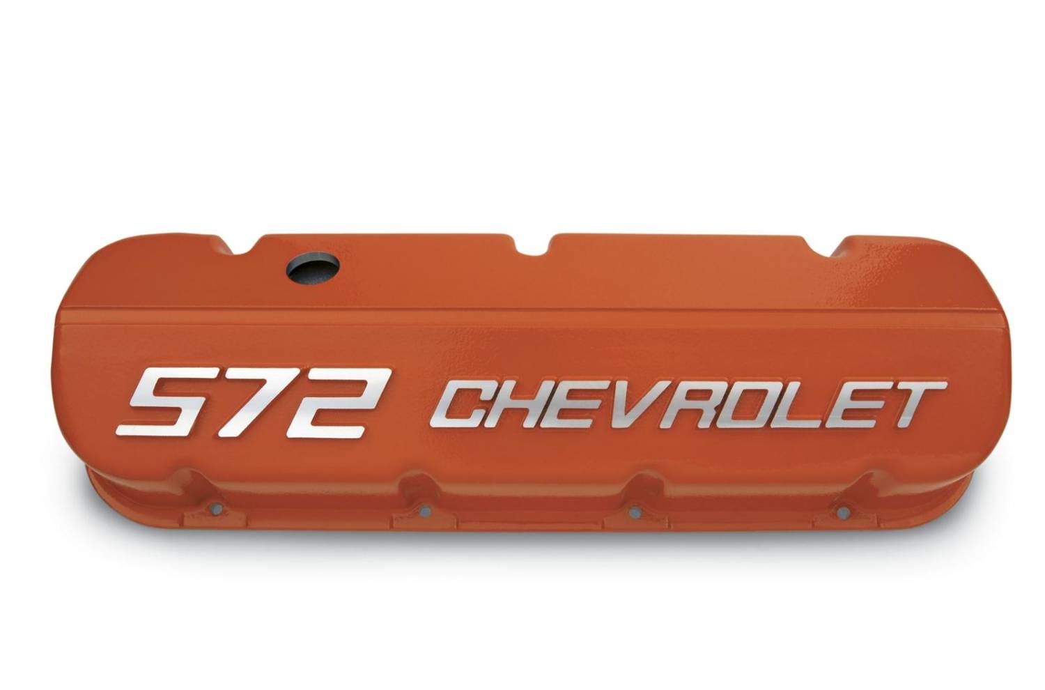 12499200 Cast Aluminum Valve Covers with 572 Chevrolet Logo, Big