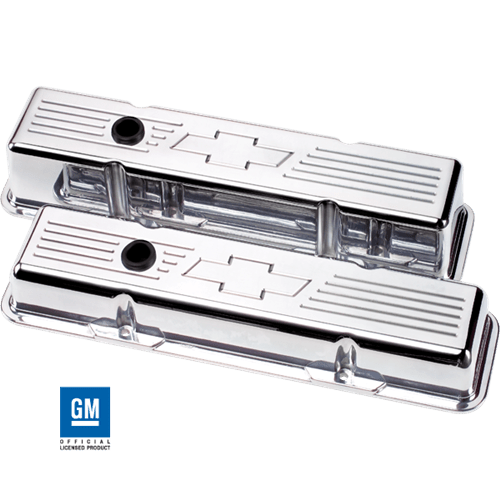 BSP95121 Billet Specialties Aluminum Valve Covers, Sbc, Polished With