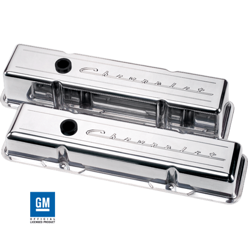 BSP95223 Billet Specialties Aluminum Valve Covers, Sbc, Polished With