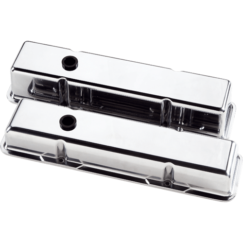 BSP95229 Billet Specialties Aluminum Valve Covers, Sbc, Polished
