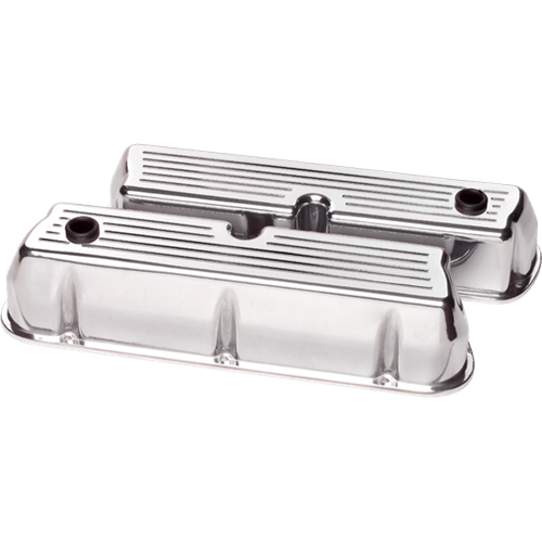 BSP95320 Billet Specialties Aluminum Valve Covers, Sbf, Ball Milled, Tall Style Billet Specialties