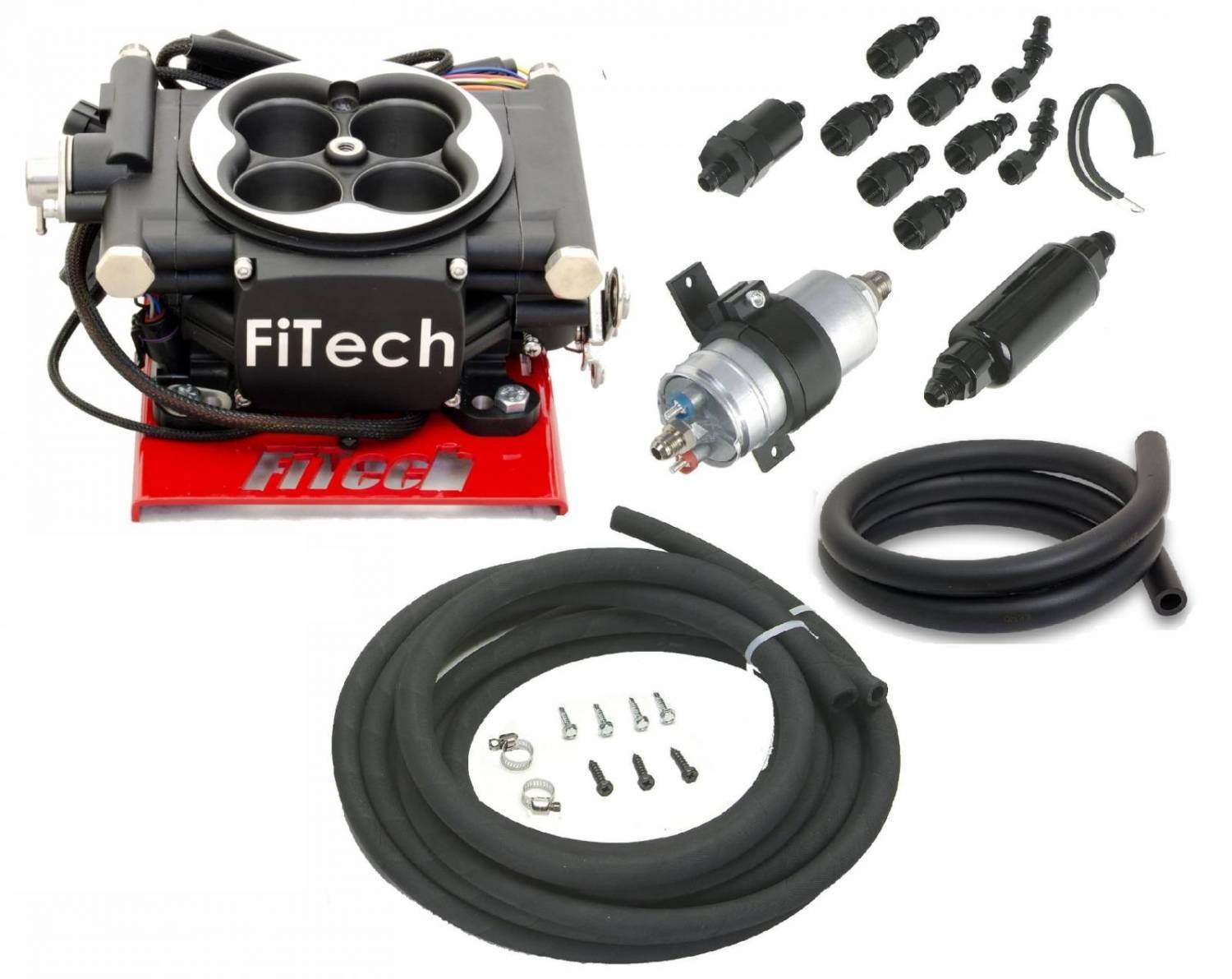 Fitech 31002 600HP Carb Swap EFI Master Package with InLine Fuel Pump