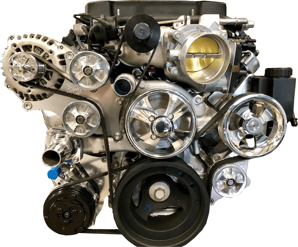 Pace Performance SSLT4FEA1P GM Wet Sump LT4 Polished Serpentine