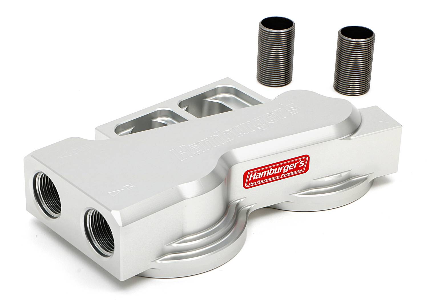 TD3312 Remote Oil Filter Base; Dual Filter, Cummins 5.9L Diesel