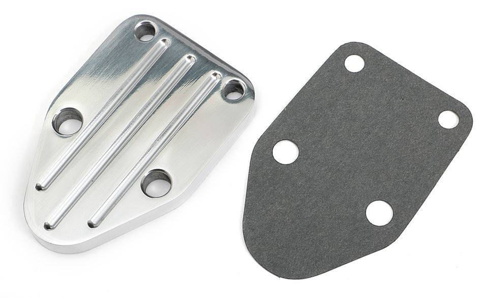 TD6064 Fuel Pump BlockOff Plate, Small Block Chevy 283400, Ball