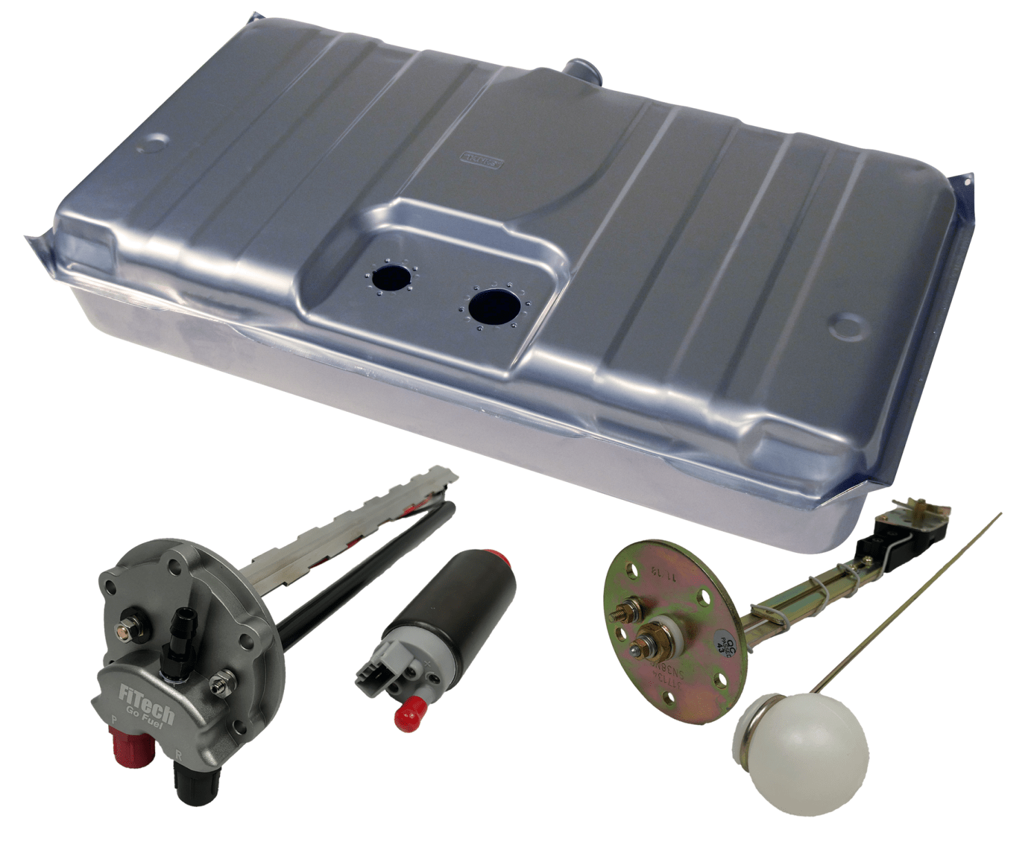 Fitech 58043 Fuel Tank with Sender and 50015 Pump 197172 Nova and Ventura