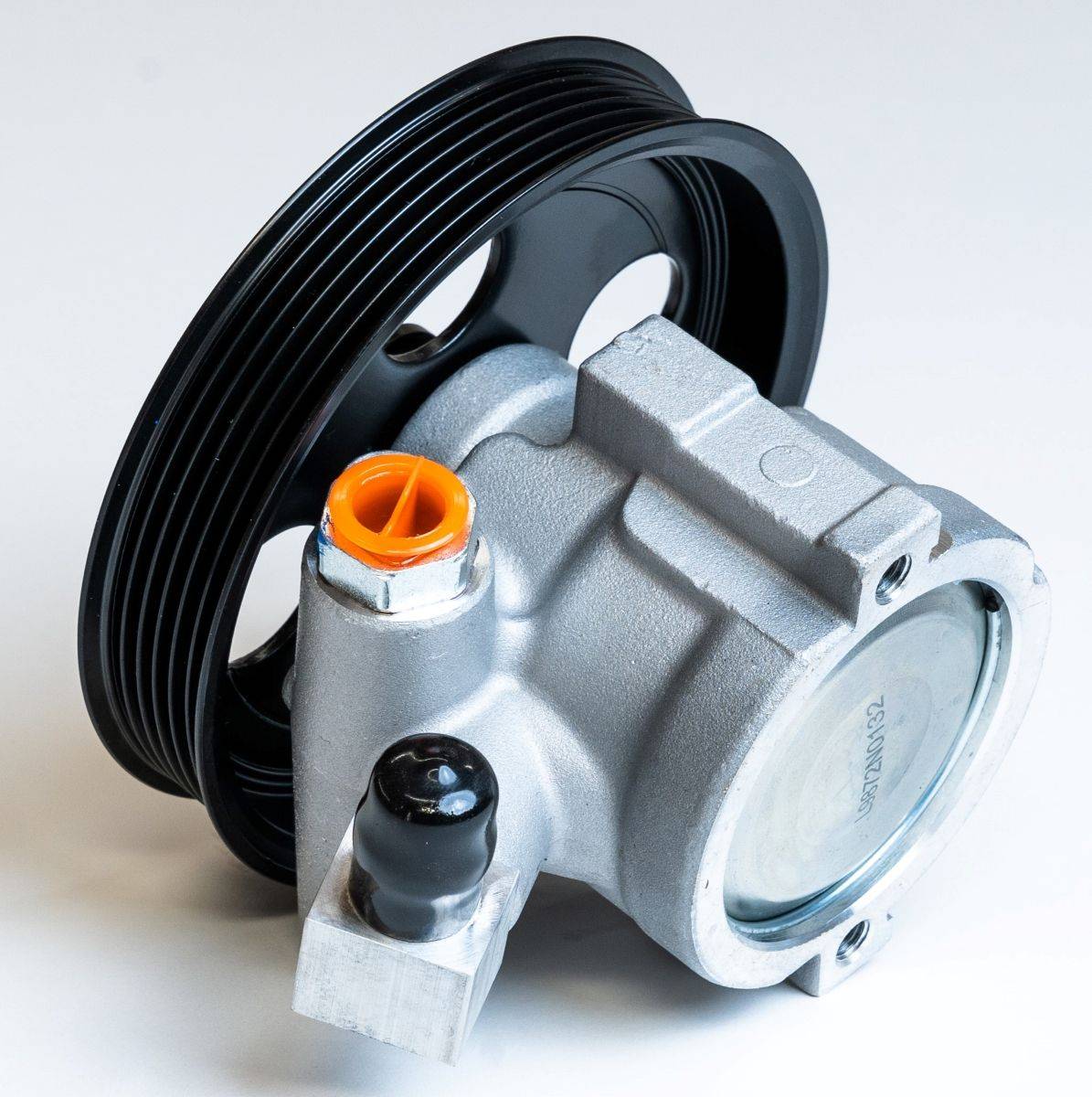 Fbody Type II Aluminum Power Steering pump with 90° Hose Barb Kwik 1020606