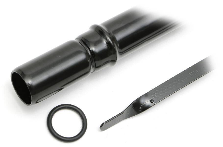 Transmission Dipstick Tube Chevy TH400 Black 24 inches Trans Dapt 7176