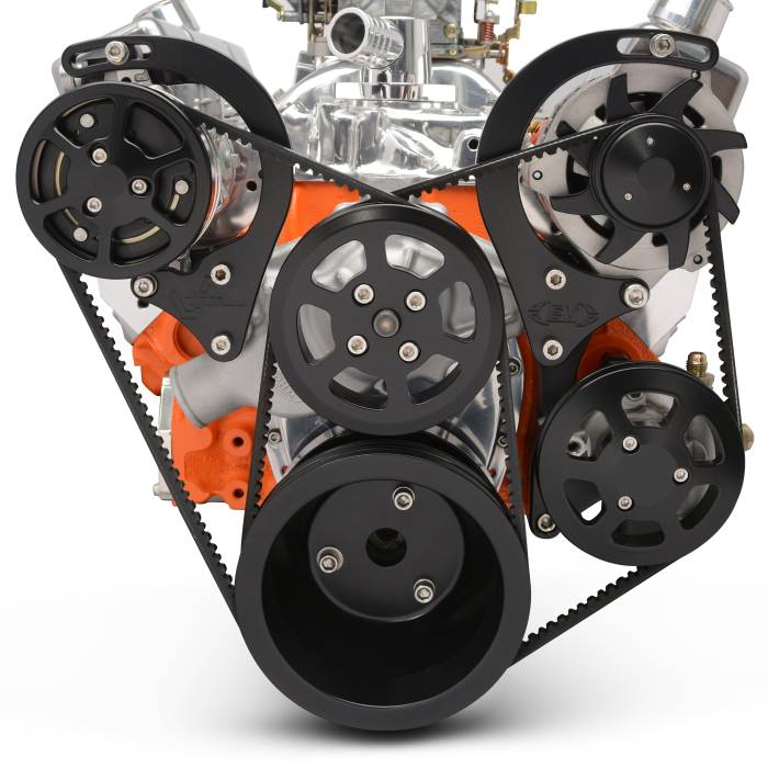 Eddie Motorsports SBC Accessory Drive VBelt with Alt, A/C and P/S