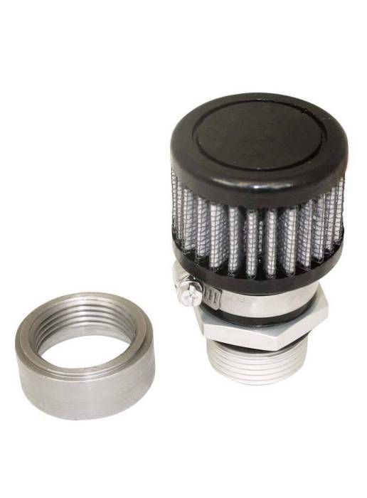 MOR68851 UWeld Steel Valve Cover Breather Kit, Black Finish