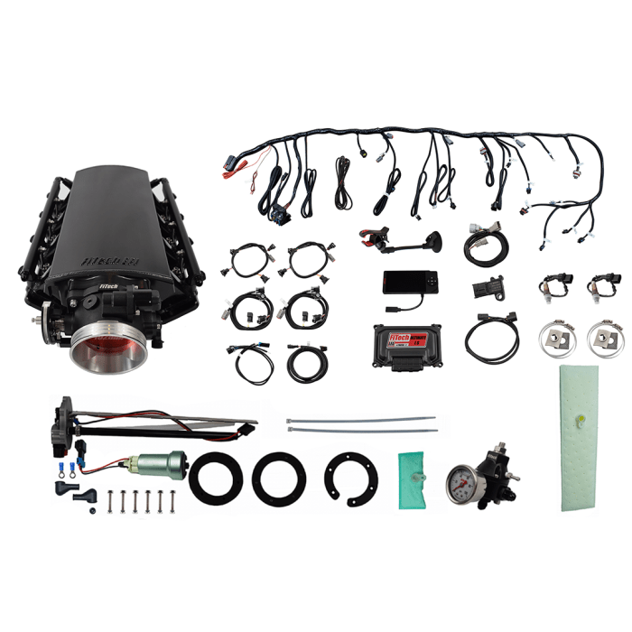 Fitech 76135 Ultimate LS 1000 HP EFI System With Short LS3 Port Intake