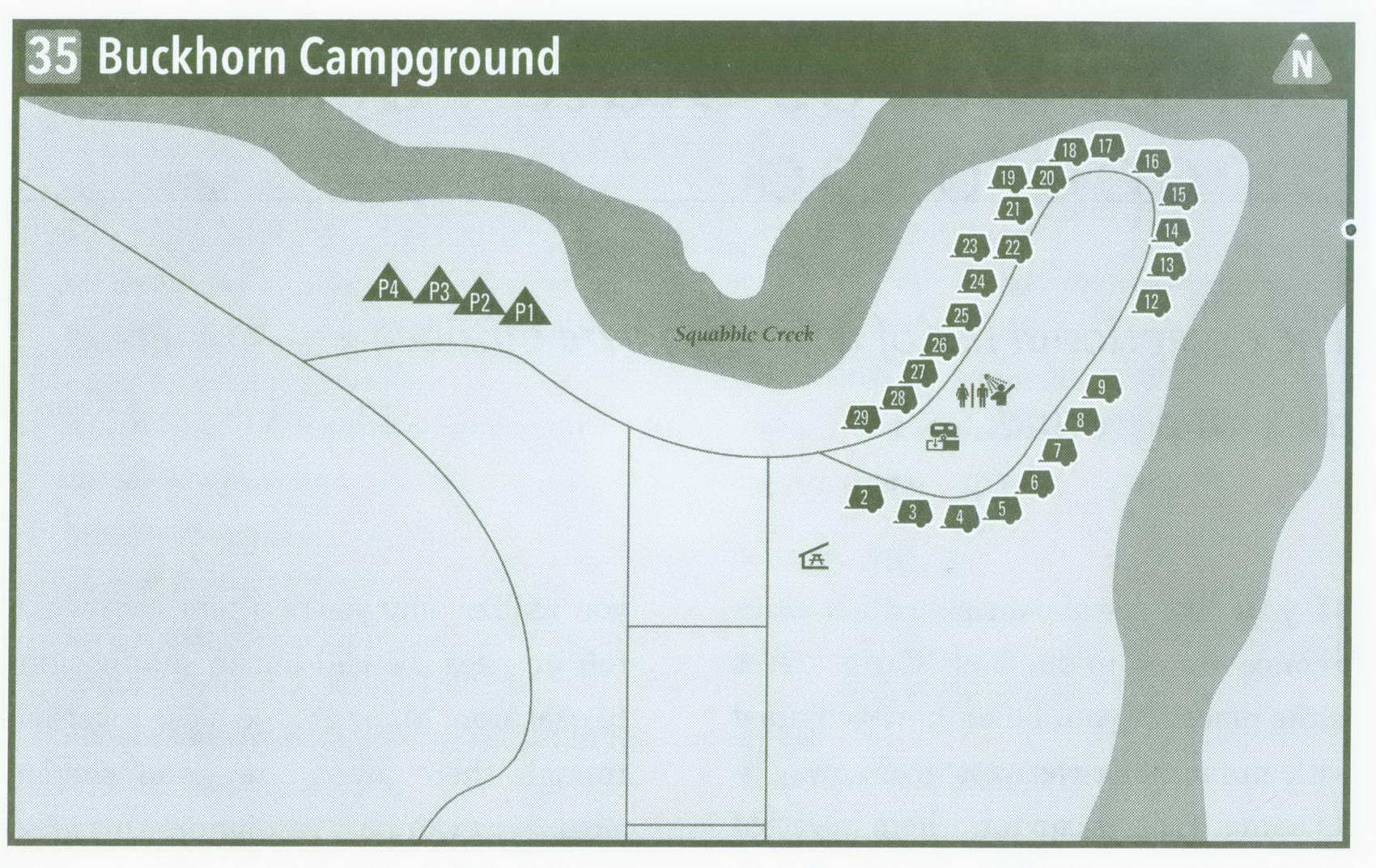 Buckhorn Campground in Kentucky on map KY how to get information U.S.
