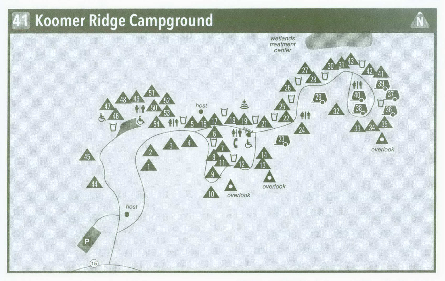 Koomer Ridge Campground in Kentucky on map KY how to get information U.S.