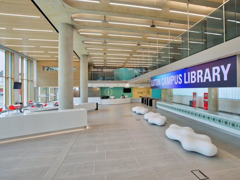 University of Bedfordshire Library Digital Signage Pacific