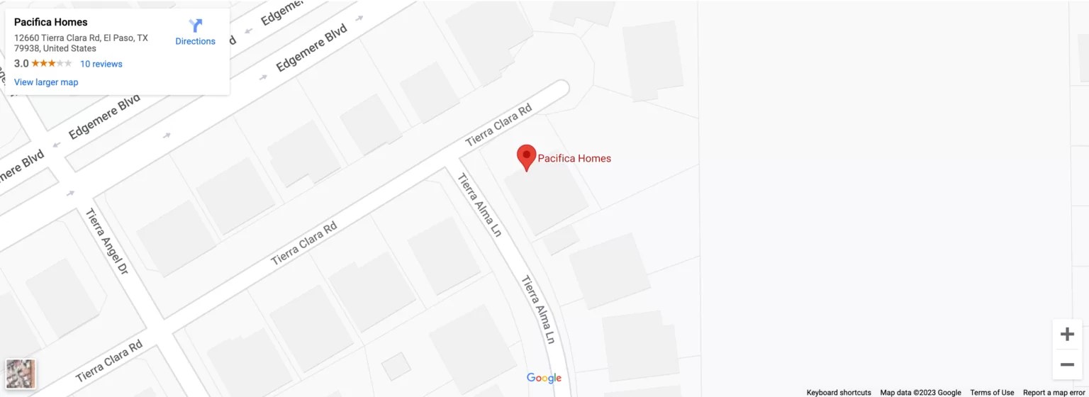 New Home Floor Plans in El Paso Pacifica Homes, Inc