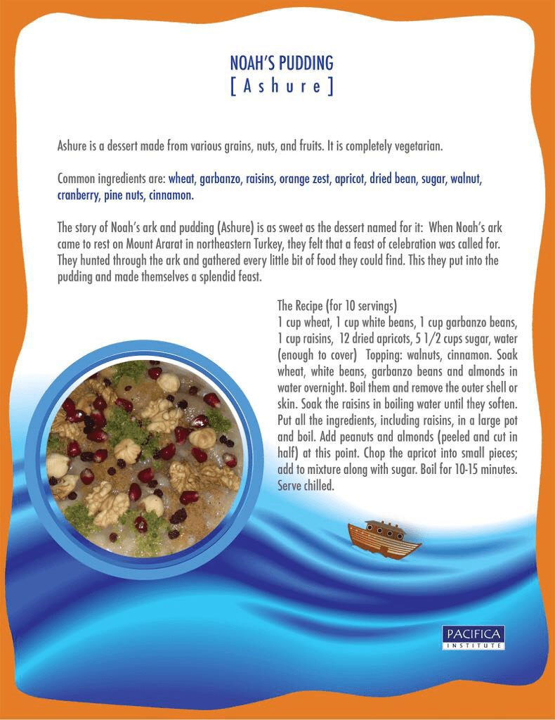 Noah’s Pudding Pacifica Institute