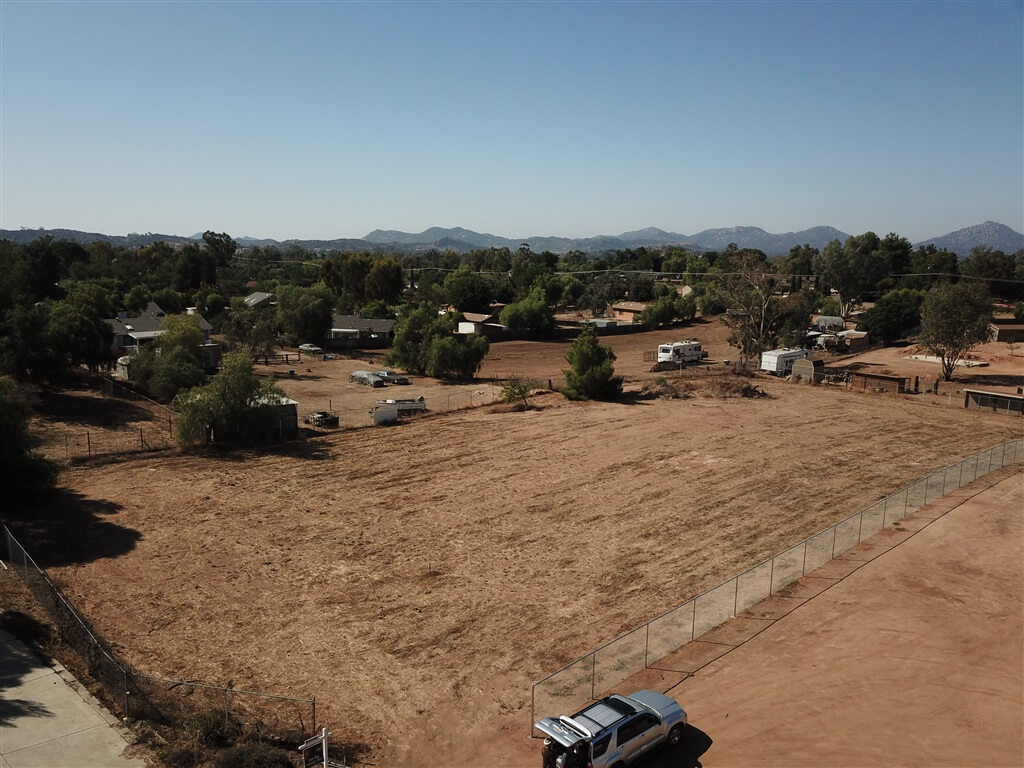 Robinson Ranch, Ramona Stages of developing 1 acre of land