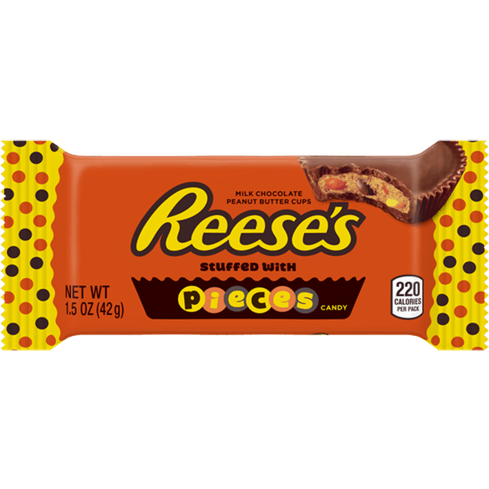 Reese’s Peanut Butter Cup With Reese’s Pieces 1.5oz (24 Count