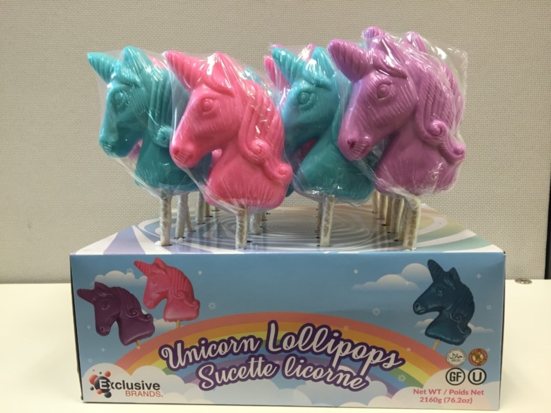 Unicorn Lollipop (24 Count) Pacific Distribution
