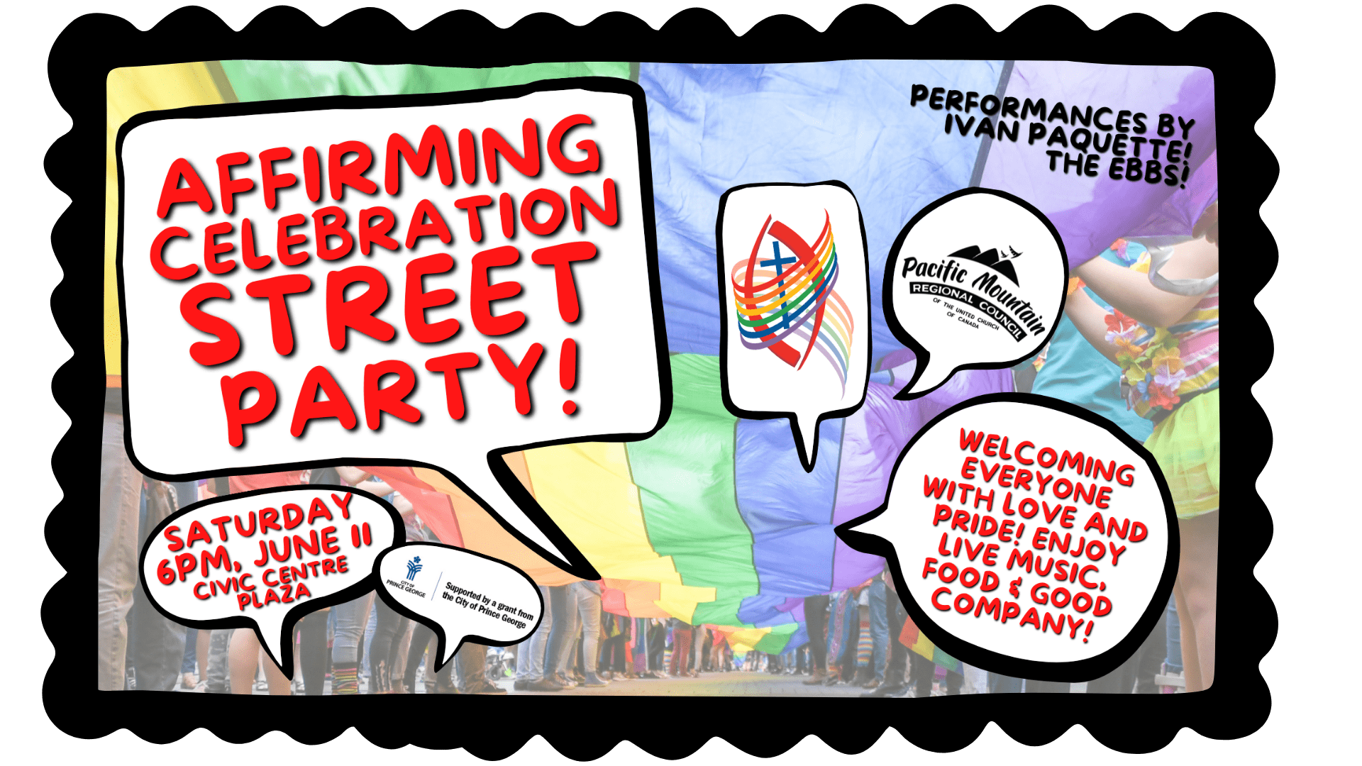 PMRC Community Street Party & Affirming Celebration You’re Invited