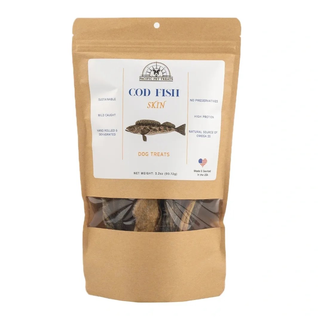 Cod Fish Skins Pacific Pet Treats
