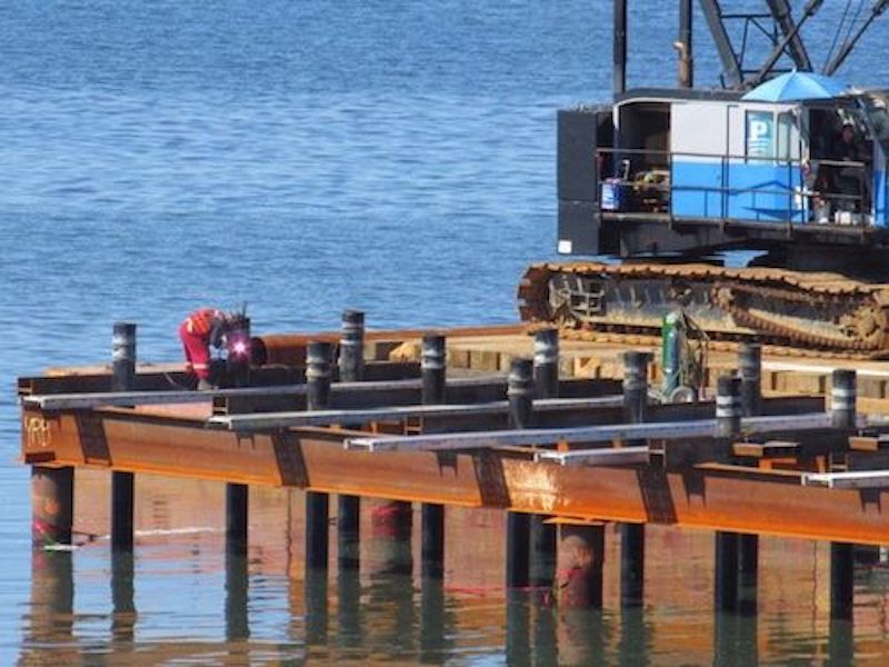 White Rock Pier Reconstruction Pacific Pile & Marine